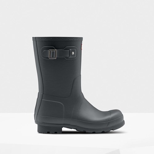 Hunter Original Insulated Short Rain Boots For Mens - NZ Y2785